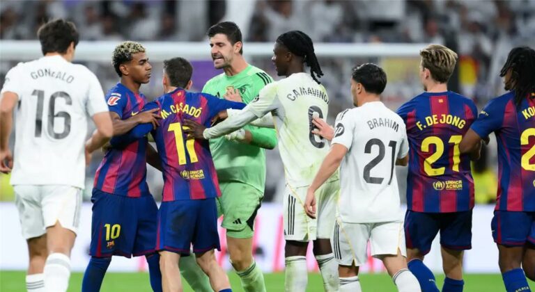 رقم صادم في مباراة الكلاسكيو بين ريال مدريد وبرشلونة رقم صادم في مباراة الكلاسكيو بين ريال مدريد وبرشلونة