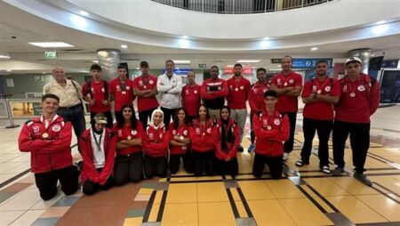 وزير الشباب يهنئ منتخب مصر للتجديف الشاطئي بتتويجه بلقب البطولة الأفريقية الثالثة