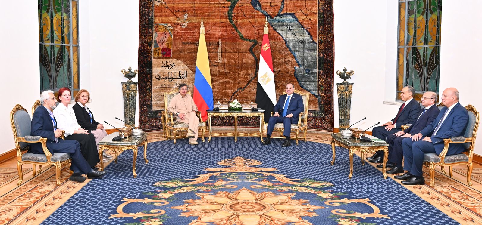 تفاصيل القمة المصرية الكولومبية بالقاهرة...صور 1 تفاصيل القمة المصرية الكولومبية بالقاهرة...صور