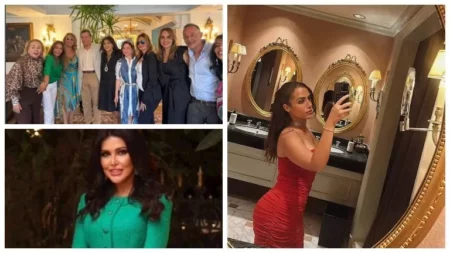 هيفاء وهبي بـ هوت شورت وآية سليم تخطف الأنظار بفستان أحمر.. لقطات لنجوم الفن خلال 24 ساعة