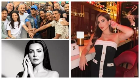 أحمد سعد مع محمد صلاح ونسرين طافش جريئة.. لقطات لنجوم الفن خلال 24 ساعة