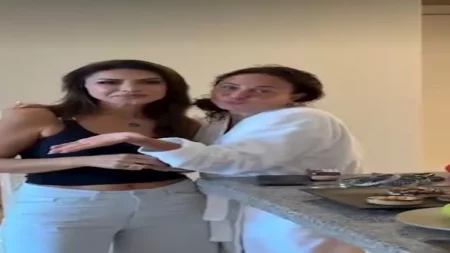 بالصور- تحضيرات نجلاء بدر وإنجي علي لحفل افتتاح مهرجان الجونة السينمائي