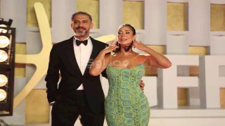 "19 صورة".. محمد فراج وبسنت شوقي يخطفان الأنظار في حفل افتتاح مهرجان الجونة السينمائي