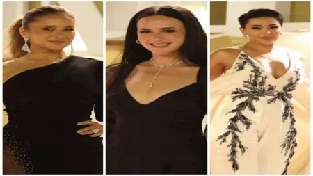 نجلاء بدر.. 25 صورة لأجرأ إطلالات النجمات في ثاني أيام الجونة