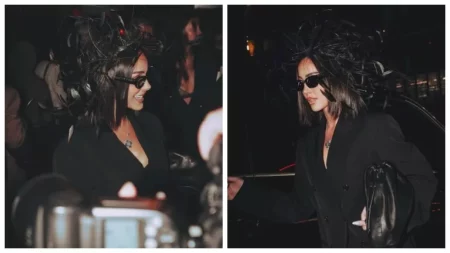 "هوت شورت على بليزر".. بسمة بوسيل تثير الجدل في أحدث ظهور