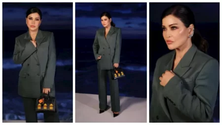 "بدلة كلاسيك".. جومانا مراد تنشر جلسة تصوير جديدة أمام البحر