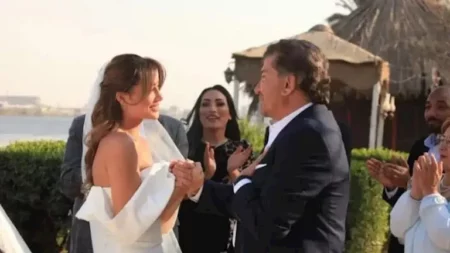 صور.. وليد توفيق يحتفل بزفاف ابنته نورهان في إسبانيا