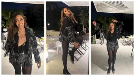 أحدث جلسة تصوير جريئة لـ داليا البحيري بـ "جيب قصيرة".. صور وفيديو