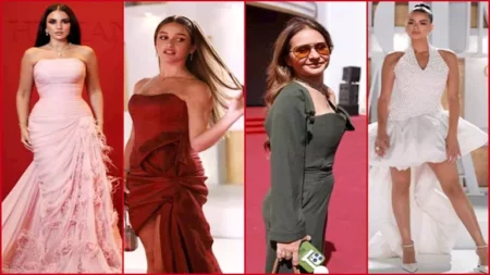 18 صورة .."فساتين من كل لون" نجمات الفن في ثامن أيام مهرجان الجونة
