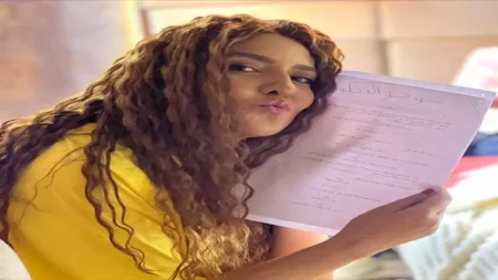 مي كساب تواصل تصوير مشاهدها من مسلسل "اللعبة 5".. صور