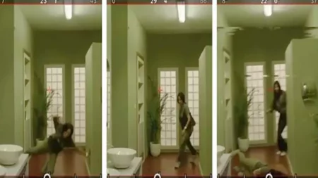 إصابة زينة بشرخ في الركبة أثناء التصوير - صور وفيديو