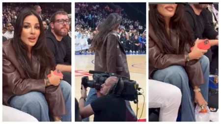 "موقف محرج"..أول تعليق من نادين نسيب نجيم على سقوطها بمناسبة عالمية (فيديو)