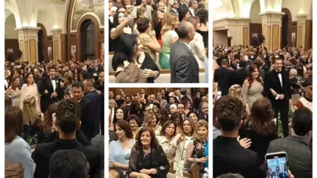 بحضور يسرا وإلهام شاهين ولبلبة.. 25 صورة من حفل زفاف نجل هاني رمزي بحضور يسرا وإلهام شاهين ولبلبة.. 25 صورة من حفل زفاف نجل هاني رمزي