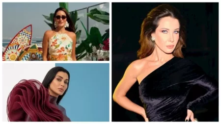 ملك أحمد زاهر أنيقة ونانسي عجرم بفستان قصير .. 10 لقطات لنجوم الفن خلال 24 ساعة