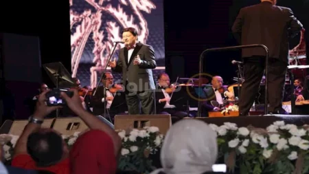 هاني شاكر ومحمد الحلو يحييان حفل ذكرى انتصارات أكتوبر - صور