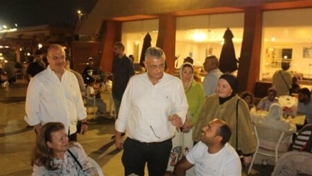 السرنجاوي يواصل جولاته في نادي الزهور وسط تجاوب أعضاء الجمعية العمومية