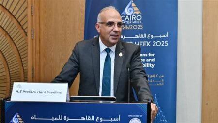وزير الري يشارك فى جلسات أسبوع القاهرة الثامن للمياه
