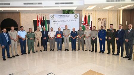 ختام اجتماعات المكتب التنفيذي رقم 62 للاتحاد العربي للرياضة العسكرية بالعلمين الجديدة