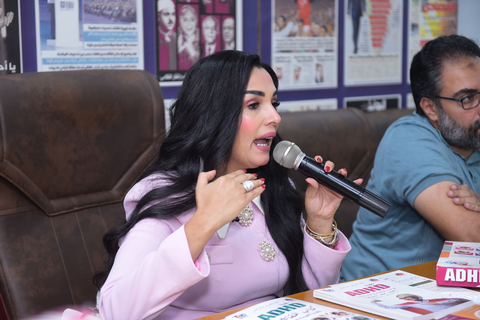 غادة عبد الرحيم تدعو وزارة التعليم لتبني حقيبة "سوبر مامي" لدعم أطفال فرط الحركة وتشتت الانتباه| صور