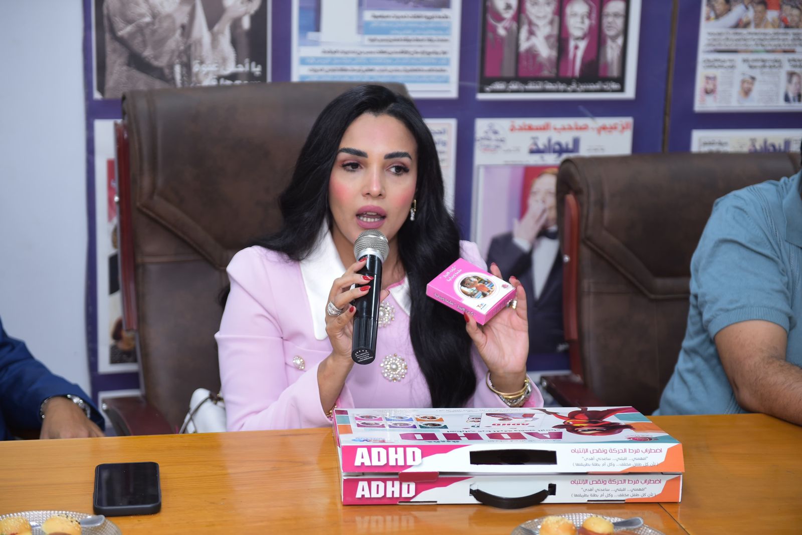 غادة عبد الرحيم تدعو وزارة التعليم لتبني حقيبة "سوبر مامي" لدعم أطفال فرط الحركة وتشتت الانتباه| صور