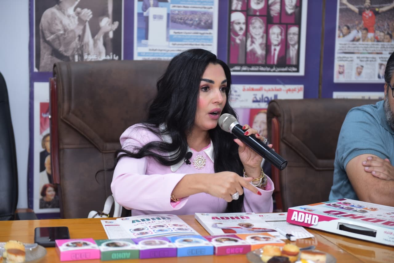 غادة عبد الرحيم تدعو وزارة التعليم لتبني حقيبة "سوبر مامي" لدعم أطفال فرط الحركة وتشتت الانتباه| صور