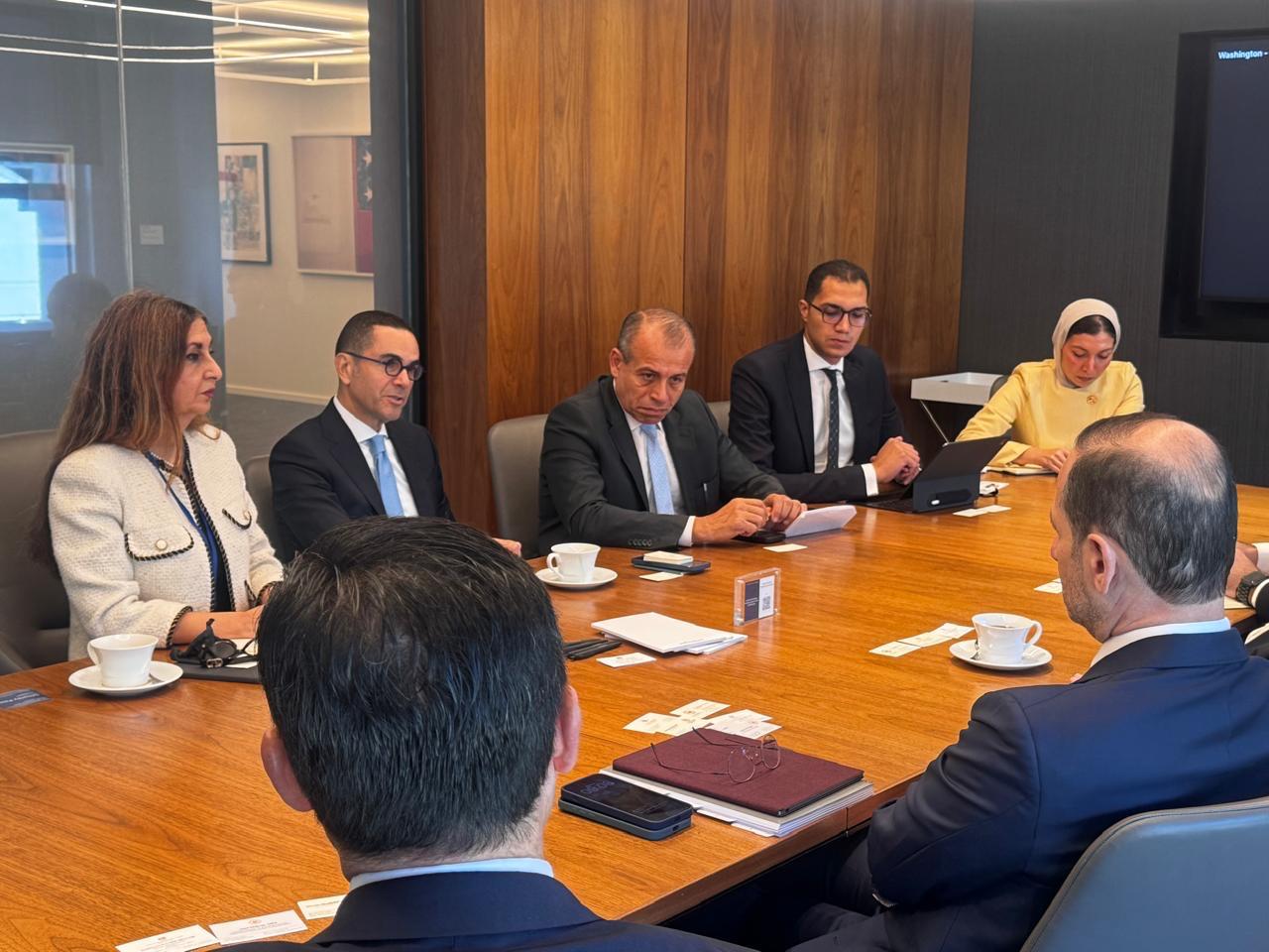وزير الاستثمار يلتقي نائب رئيس مجلس إدارة شركة جي بي مورجان تشيس.. صور