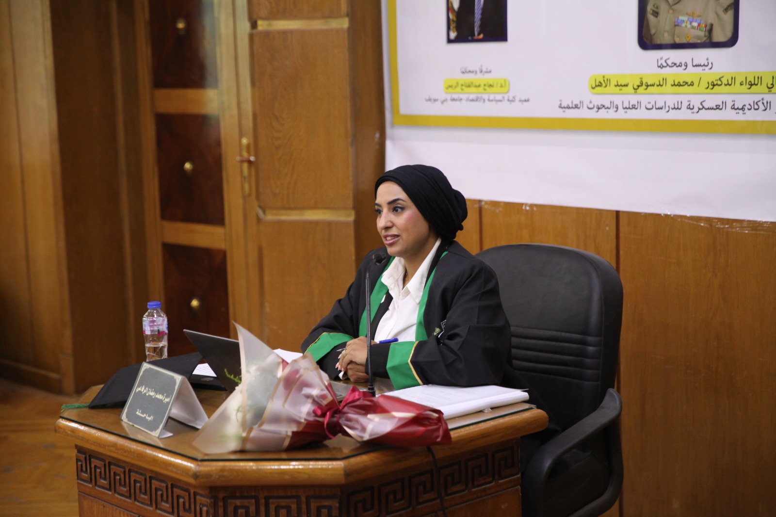 حصول الكاتبة الصحفية أميرة الرفاعي على درجة الماجستير في العلوم السياسية والاستراتيجية