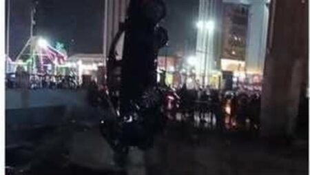 نجاة 3 أشخاص بعد سقوط سيارة في ترعة المريوطية بالهرم