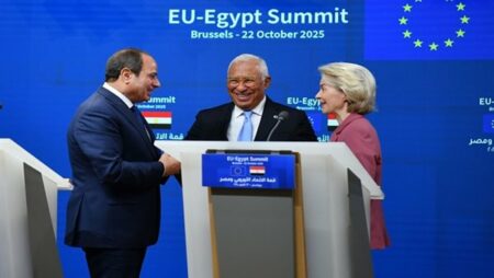 تعزيز الشراكة الاستراتيجية.. رسالة شكر من السيسي لقادة الاتحاد الأوروبي وملك بلجيكا