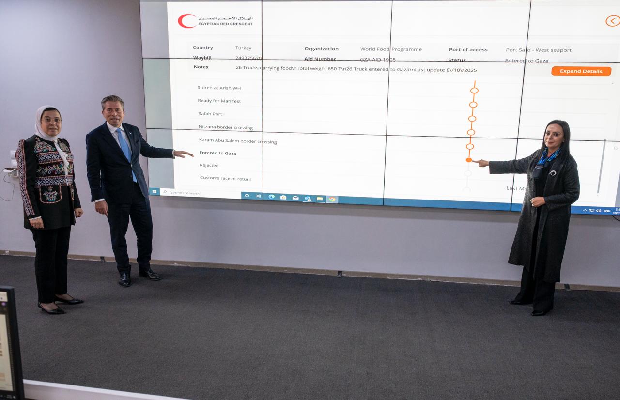 وزيرة التضامن تستقبل وكيل الأمين العام للأمم المتحدة للشئون الإنسانية