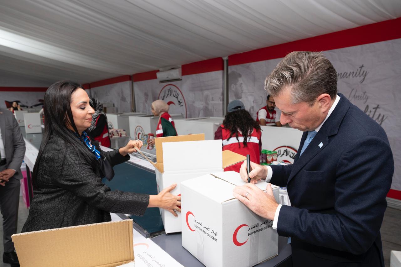 وزيرة التضامن تستقبل وكيل الأمين العام للأمم المتحدة للشئون الإنسانية