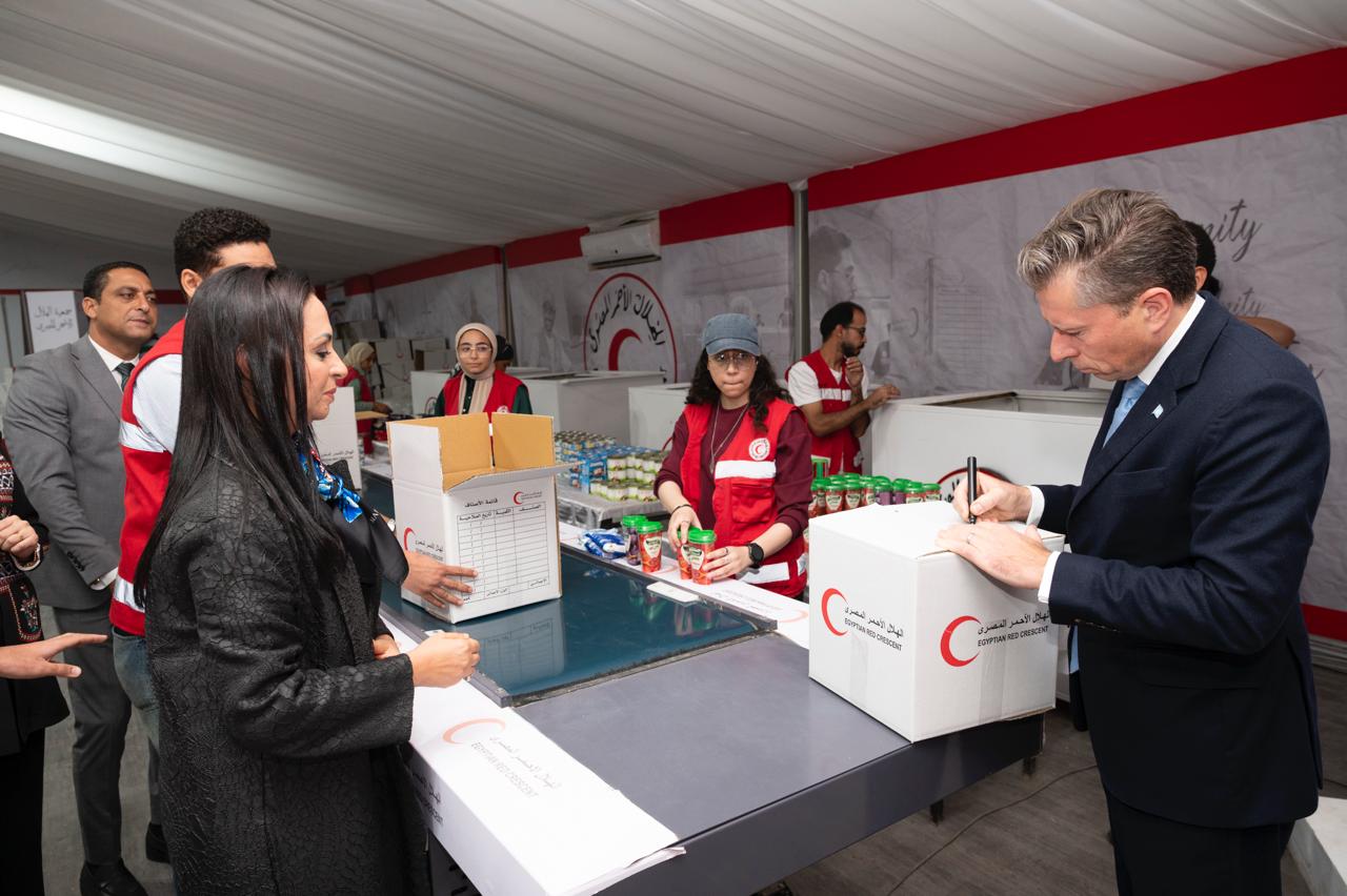 وزيرة التضامن تستقبل وكيل الأمين العام للأمم المتحدة للشئون الإنسانية