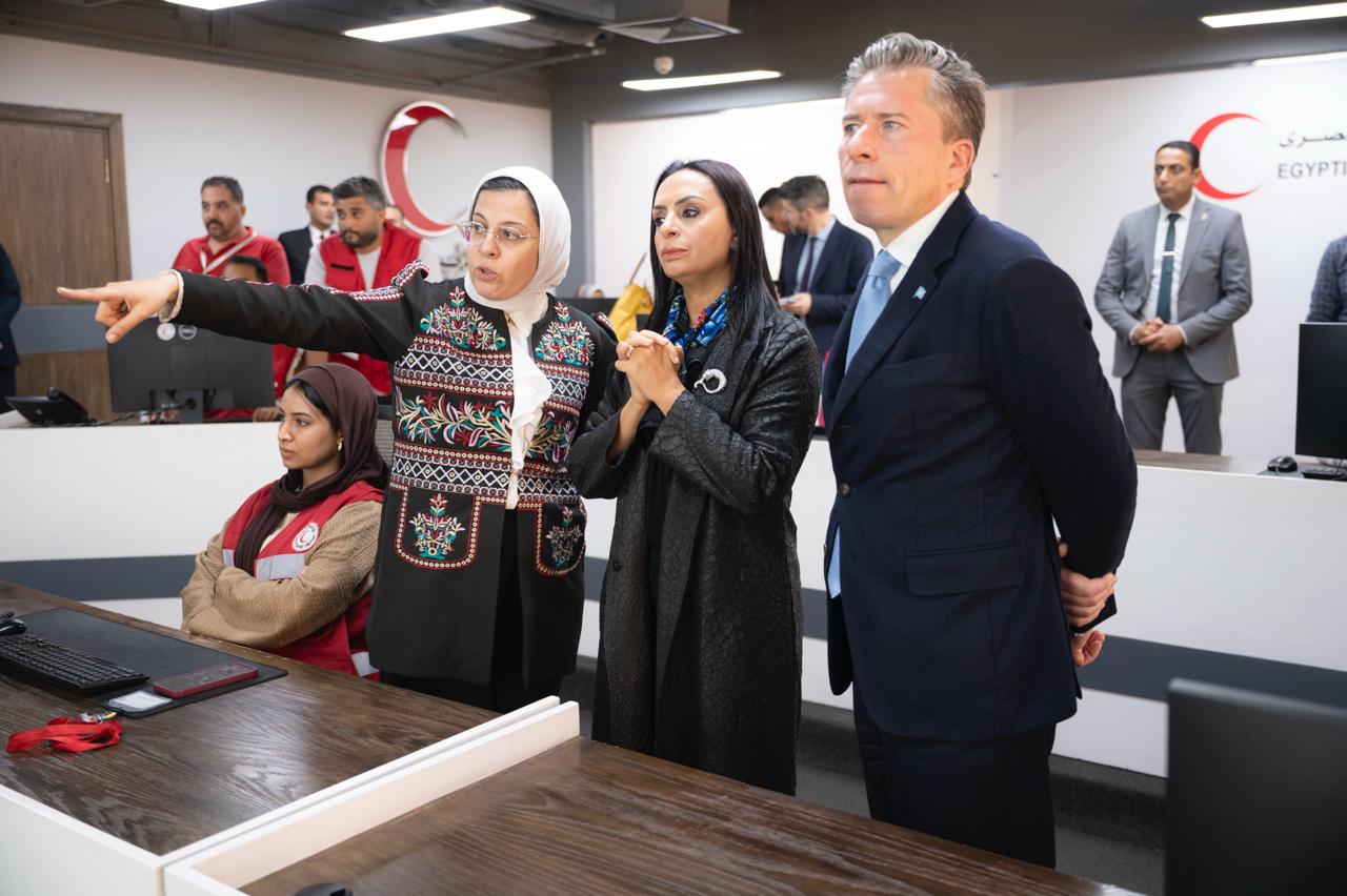 وزيرة التضامن تستقبل وكيل الأمين العام للأمم المتحدة للشئون الإنسانية