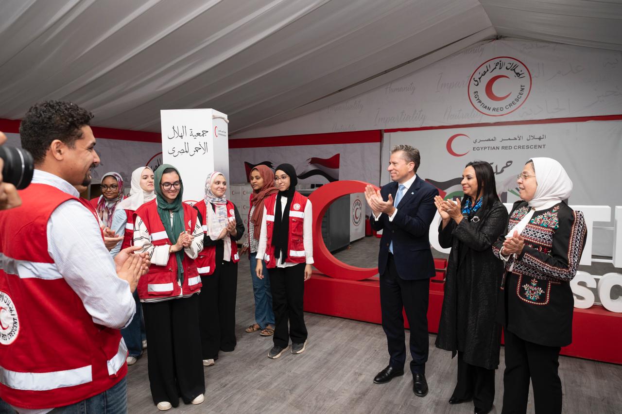 وزيرة التضامن تستقبل وكيل الأمين العام للأمم المتحدة للشئون الإنسانية