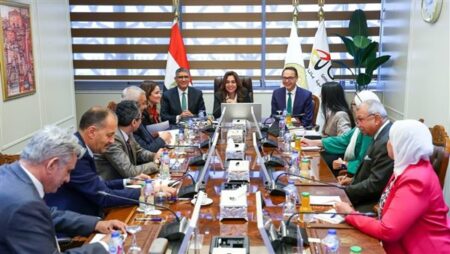 وزيرة التنمية المحلية تبحث مع محافظ الجيزة التعاون في مجال التطوير الحضري وزيرة التنمية المحلية تبحث مع محافظ الجيزة التعاون في مجال التطوير الحضري