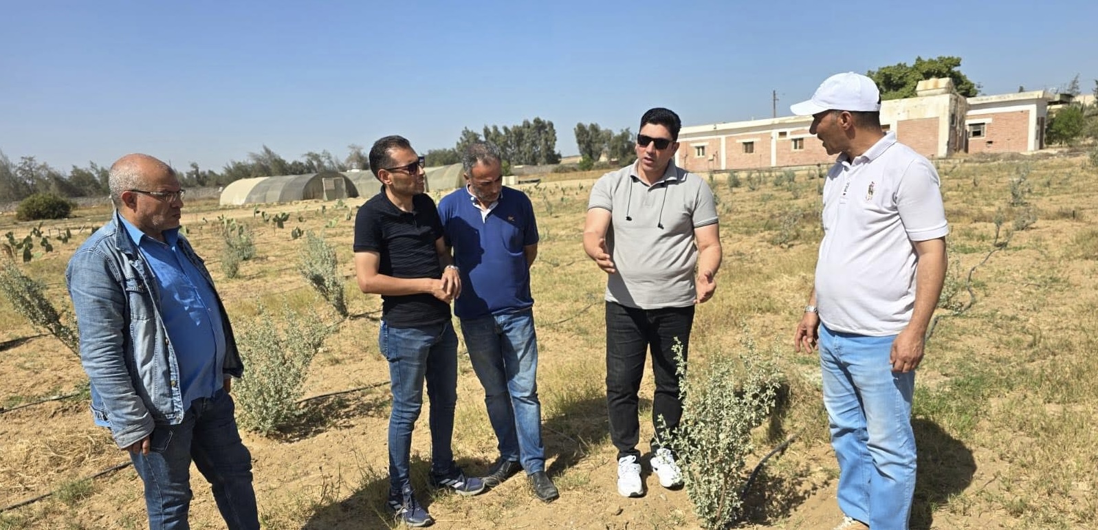 مدير معهد بحوث إدارة المياه يتفقد المحطة البحثية بوادي النطرون