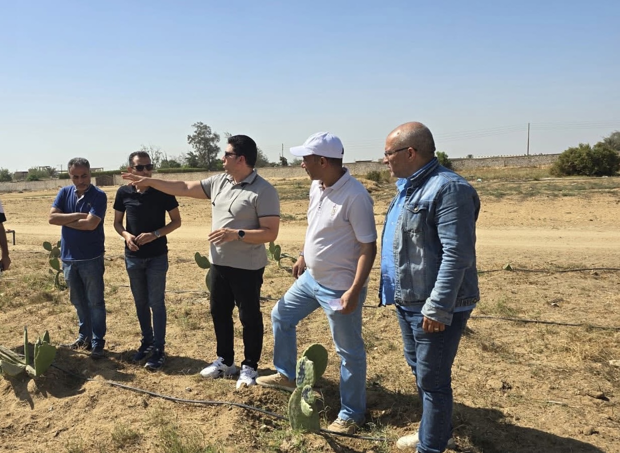 مدير معهد بحوث إدارة المياه يتفقد المحطة البحثية بوادي النطرون