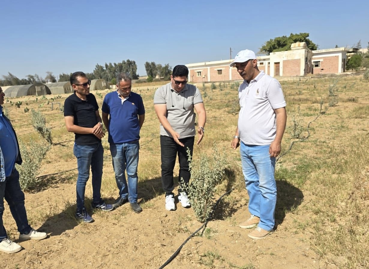 مدير معهد بحوث إدارة المياه يتفقد المحطة البحثية بوادي النطرون