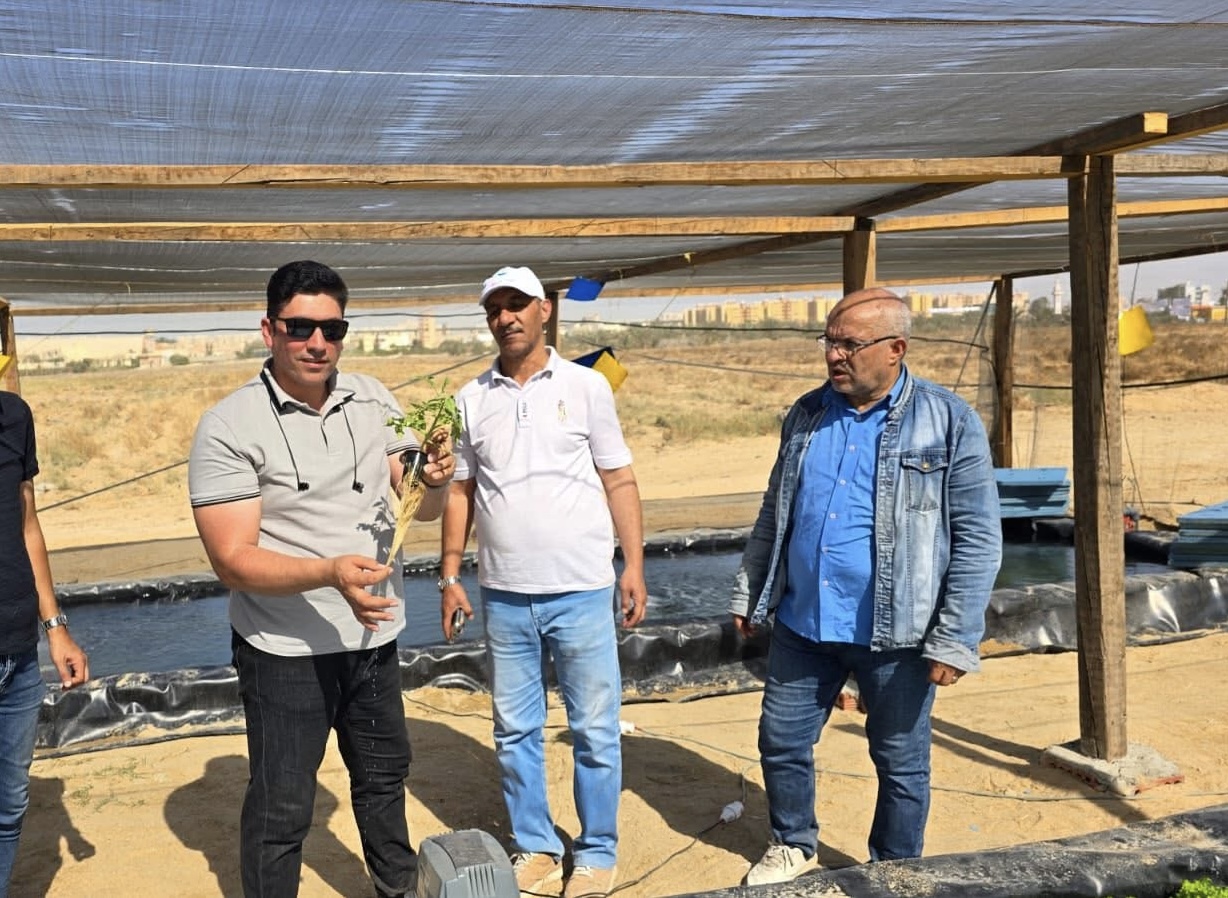 مدير معهد بحوث إدارة المياه يتفقد المحطة البحثية بوادي النطرون