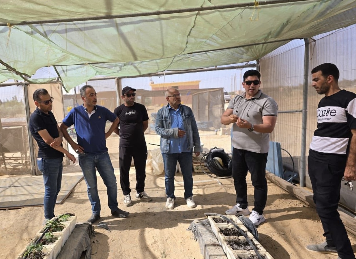 مدير معهد بحوث إدارة المياه يتفقد المحطة البحثية بوادي النطرون