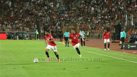 الشوط الأول .. مصر تتقدم على غينيا بيساو