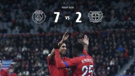 باريس سان جيرمان يكتسح ليفركوزن بسباعية تاريخية في دوري الأبطال