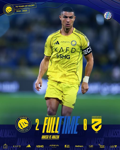 رونالدو يسجل.. والنصر يغرد وحيدًا بالصدارة