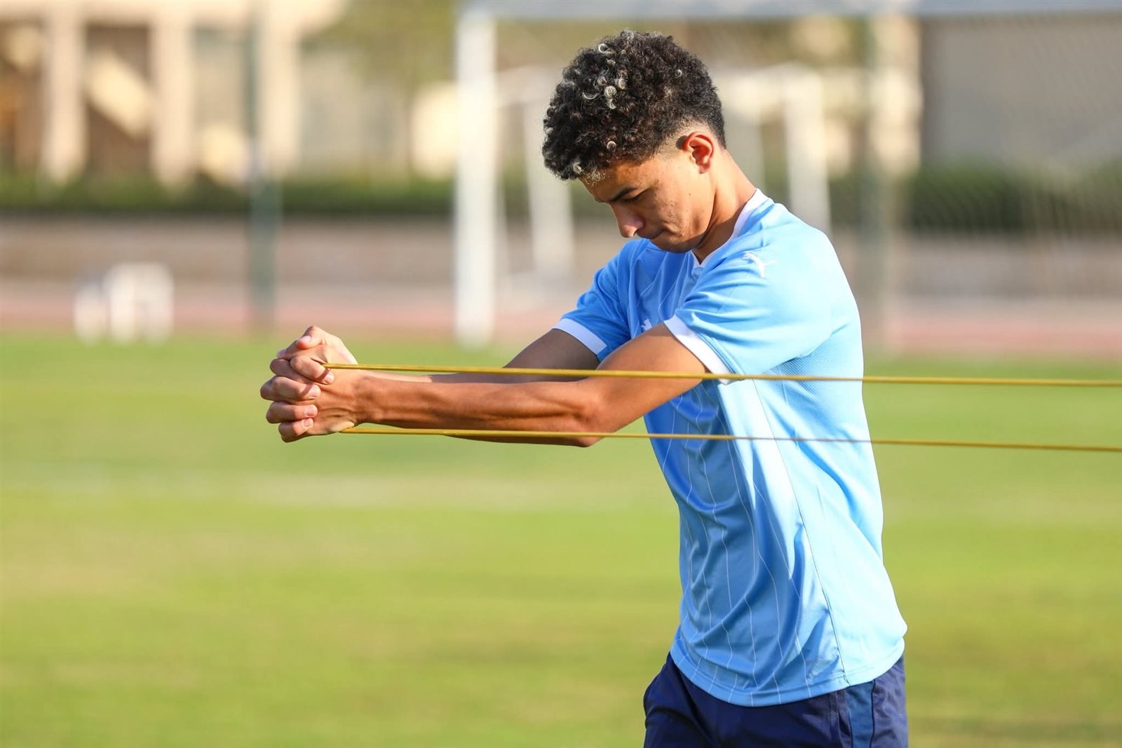 عودة ثنائي منتخب الشباب لتدريبات المصري بعد المشاركة في بطولة شيلي