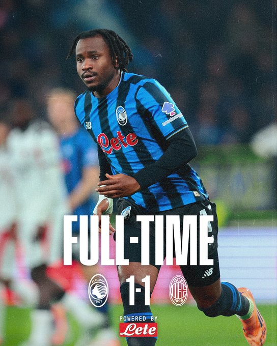 ميلان ينجو من فخ أتالانتا بتعادل مثير في بيرجامو