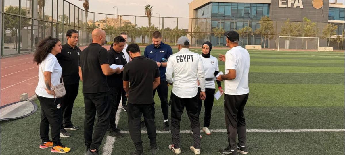 68 ناشئة في اليوم الأول لاختبارات الفتيات بمشروع تنمية المواهب "FIFA TDS"