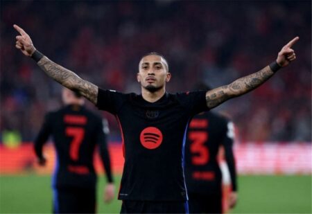 موقف رافينها من مباراة برشلونة وسيلتا فيجو في الدوري الإسباني