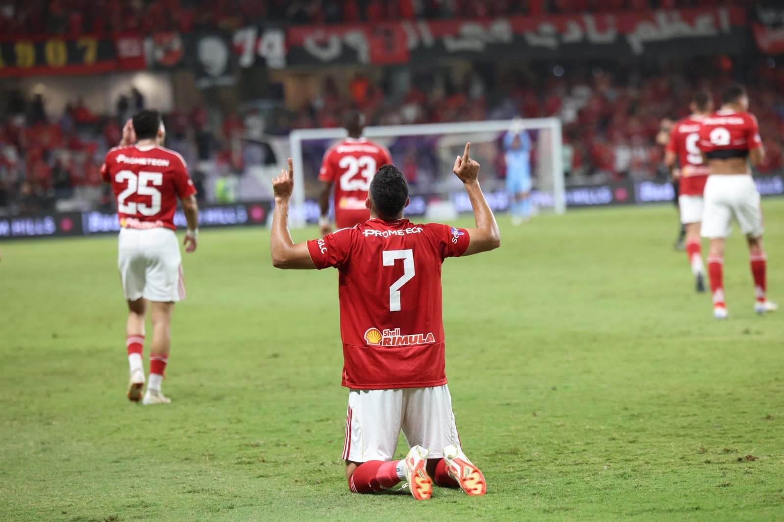 السوبر المصري.. التعادل بهدف يحسم الشوط الأول بين الأهلي وسيراميكا كليوباترا