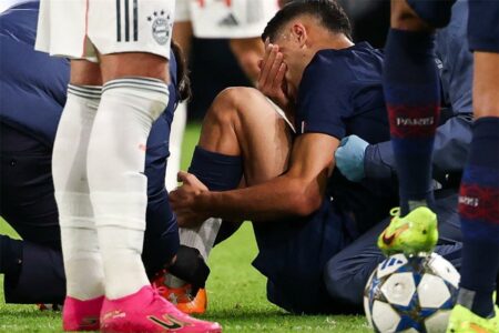 بعد إصابة حكيمي.. باريس سان جيرمان يرغب في التعاقد مع لاعب برشلونة