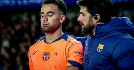 بعد كسر الأنف.. هل يشارك إريك جارسيا في مباراة برشلونة وسيلتا فيجو؟ بعد كسر الأنف.. هل يشارك إريك جارسيا في مباراة برشلونة وسيلتا فيجو؟